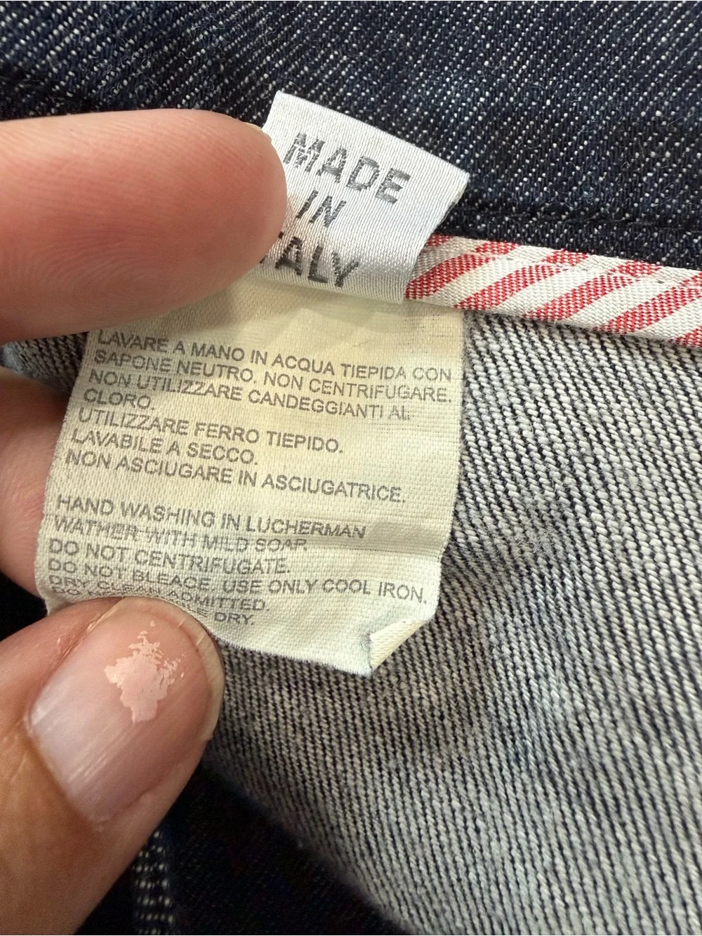 Rivamonti by Gunex Made in Italy Denim Pleated A-Line Skirt IT 40